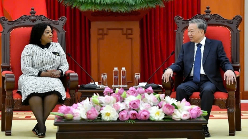 Party leader To Lam receives African National Congress official in Hanoi